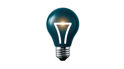 Obraz premium Illuminating idea light bulb within light bulb a conceptual representation of an idea showcasing a light bulb containing another light bulb symbolizing inspiration