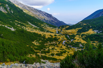 Mountain landscape in Pirin National Park