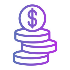 zombie Line Gradient Icon