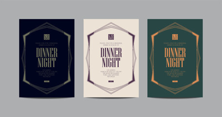Dinner Night Invitation Template