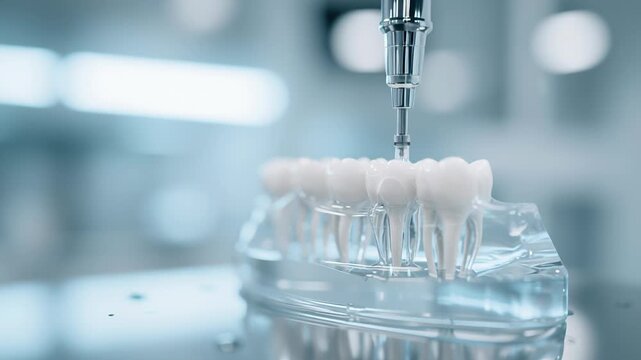Root canal treatment procedure concept, modern dental care visualization, clean clinical environment, minimal composition, soft white lighting, high clarity, professional dental editorial style