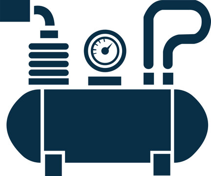 Air compressor icon vector icon