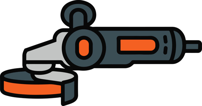 unique Angle grinder icon