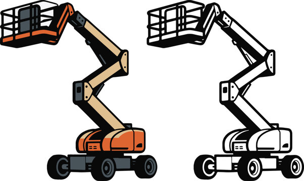 Boom lift icon