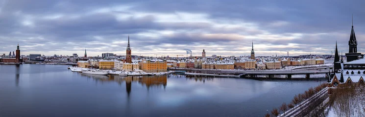 Wandcirkels Stockholm panorama of stockholm  © Artem