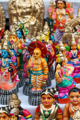 Vamana avatar doll at street Market for golu festival