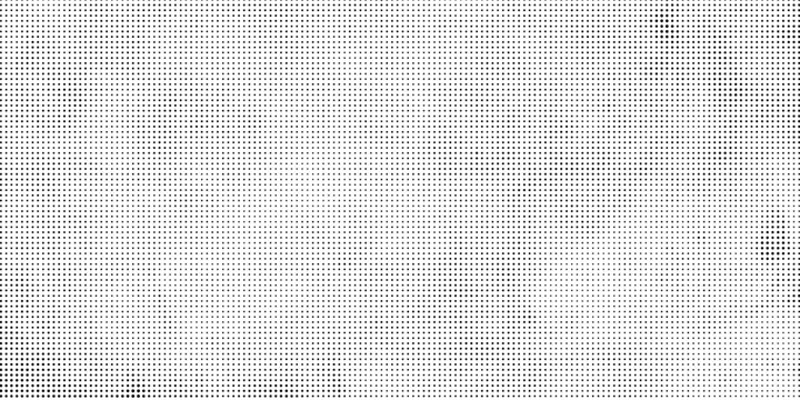 Pixelated bitmap gradient texture. Black and white dither pattern background. Abstract glitchy pattern. Wide raster backdrop.