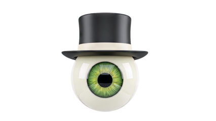 Eyeball with Top Hat