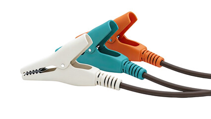Three Alligator Clips in Different Colors