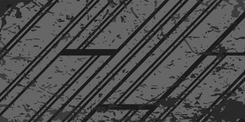 Obraz premium black rough grunge abstract background overlap layer on dark space with diagonal lines decoration.
