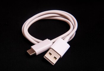White USB Type C Cable.