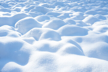 Obraz premium Snowdrifts as an abstract winter background