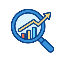 Business Analytics and Growth Analysis Illustration