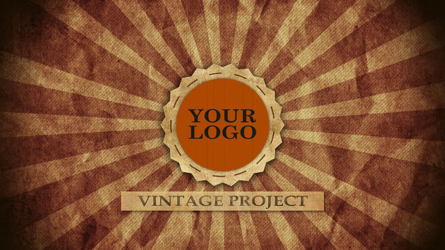 Vintage Logo Animation