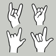 Fototapeta premium Metal Sign Set Icon Sticker Vector Cute Illustration 