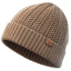 Brown Knitted Beanie