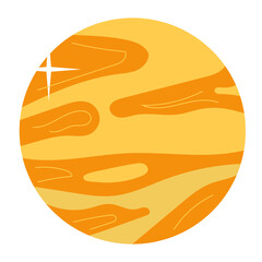 Venus Planet Vector Illustration