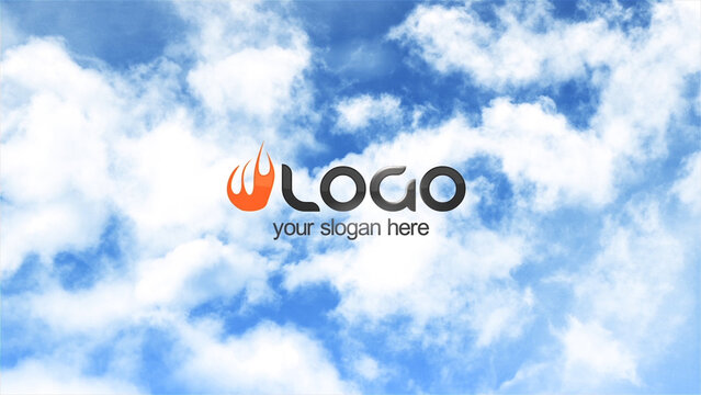 Bright Clouds Logo Summer Sky Intro