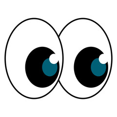 Cartoon Googly Eyes Illustration