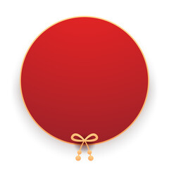 Happy Chinese new year 2026. Chinese new year banner for show product. Greeting card. China frame with lantern on PNG.