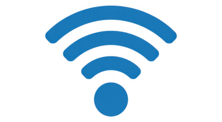 Blue Wi- Fi symbol blue Wi-Fi symbol Wi-Fi wireless internet isolated on a transparent background