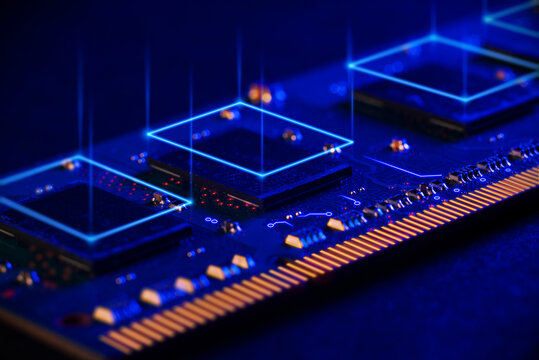 circuit-board-blue-orange-glowing-futuristic
