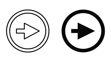 Simple black arrows pointing left and right in circle