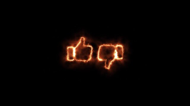 Thumbs up, social media reactions, negative attitudes, worst choice. Like or dislike icon.