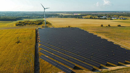 Generating clean electricity in open fields