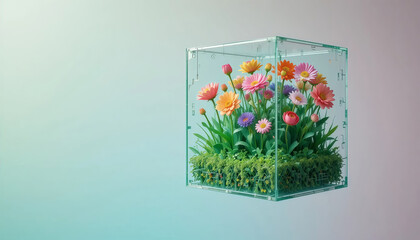 Frozen bathtub interior scene best for climate change concepts, cold weather visuals, and surreal home design backgrounds, sorry format is jpg,