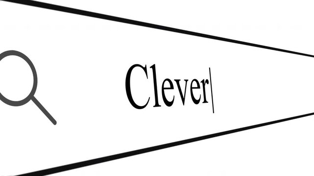 Typing in the address bar to find information using the search feature. Close-up of the search box with keywords and suggestions appearing.