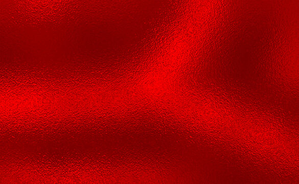 Vector red foil texture background. Abstract gradient bright and shiny light reflection rough texture surface. Vector illustration for background, backdrop, web, wallpaper, print and design artwork.