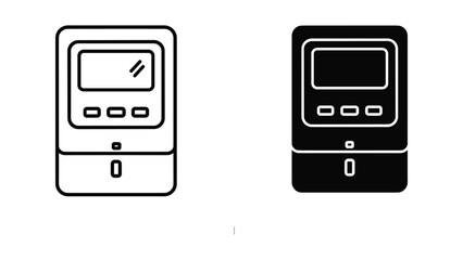 Obraz premium Vector Illustration of Electronic Device Icons