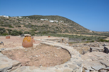 Site arch&eacute;ologique -&Icirc;le d'Amorgos - Gr&egrave;ce - Les Cyclades