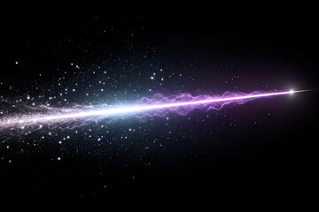 Mesmerizing trail of stardust in the cosmic night