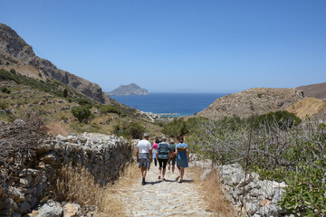 Villa de Lagada - &Icirc;le d'Amorgos - Gr&egrave;ce - Les Cyclades