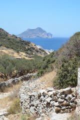 Villa de Lagada - &Icirc;le d'Amorgos - Gr&egrave;ce - Les Cyclades