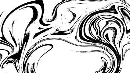 Fototapeta premium Ink texture. Mix of a white and black paint, closeup.