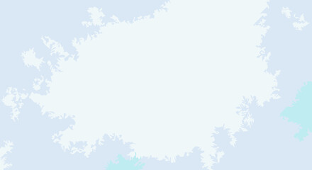 Fototapeta premium Abstract winter background with snowflakes in soft blue and white