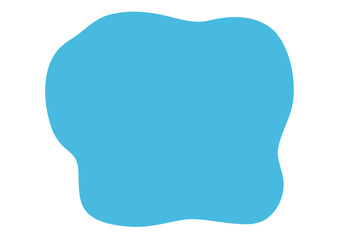 ふわふわした曲線のフレーム