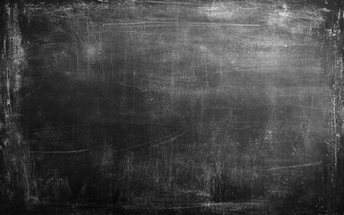 Fototapeta premium Blackboard or chalkboard texture. Dark Blackboard of Chalkboard Texture Background.