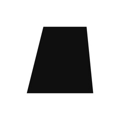 Abstract Trapezoid Flat Icon