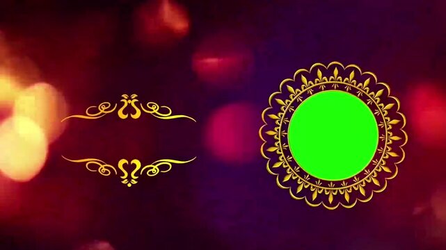 Wedding Invitation Green Screen Video Template | Editable Marriage Invite Background