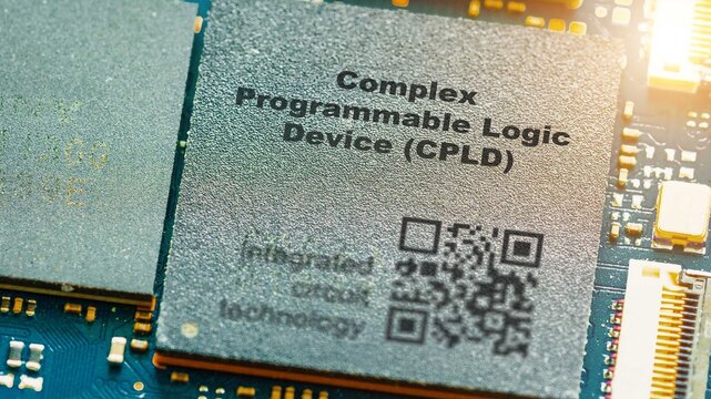 Complex Programmable Logic Device (CPLD) Advanced PLD with more logic resources and flexibility.