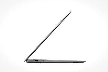 A clean product photograph of a modern laptop computer