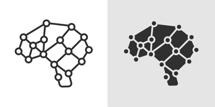 Neural Pathways Icon representing brain connectivity, neural networks, and cognitive processes.