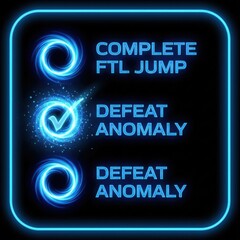 Futuristic Interface Display of Space Jump and Anomaly Handling