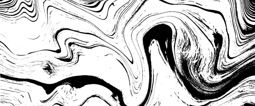 Abstract Grunge Liquid Black Vector Texture Featuring Fluid Ink Splashes, Organic Flowing Shapes, and Distressed Artistic Effects on White Background.