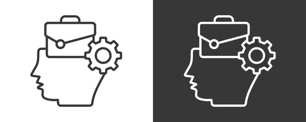 Skills Icon Set Vector Collection Isolated In Black And White