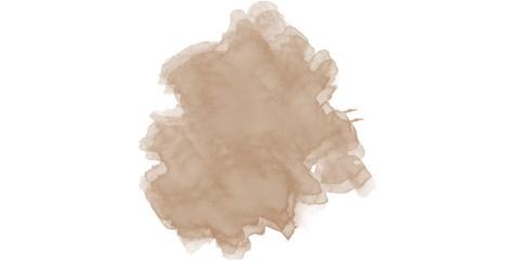 Ethereal brown inkblot cloud abstract sepia watercolor texture on black Organic smoky paint splash background art